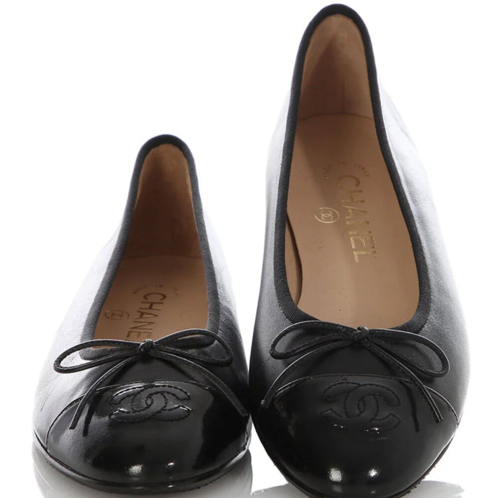 Chanel Ballet Flats - Black leather